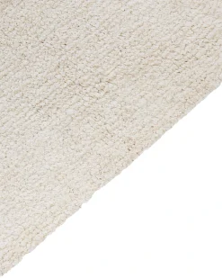 Beliani Tappeto per bambini KHIDARI Bianco sporco Senape 140 x 200 cm Cotone Bianco Multicolore