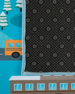 Clearance Beliani Tappeto per bambini KIGI Blu 80 x 150 cm Blu Multicolore