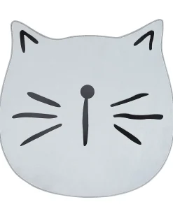 Outlet Beliani Tappeto per bambini KITTY ø 100 cm Grigio
