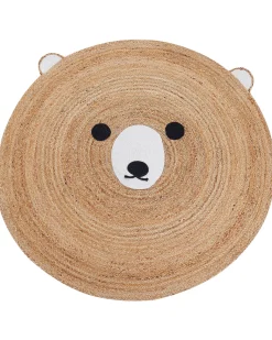 Best Beliani Tappeto per bambini KOSALAR ø 120 cm Iuta Beige