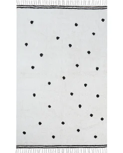 Online Beliani Tappeto per bambini LAZA sporco 140 x 200 cm Cotone Bianco