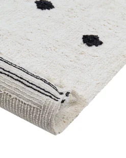 Online Beliani Tappeto per bambini LAZA sporco 140 x 200 cm Cotone Bianco