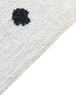 Online Beliani Tappeto per bambini LAZA sporco 140 x 200 cm Cotone Bianco