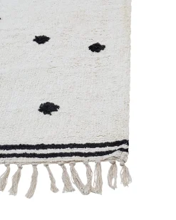 Online Beliani Tappeto per bambini LAZA sporco 140 x 200 cm Cotone Bianco