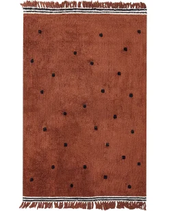 Clearance Beliani Tappeto per bambini LAZA 140 x 200 cm Cotone Marrone