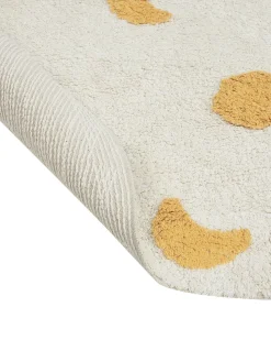 Discount Beliani Tappeto per bambini LOTI Beige ø 140 cm Cotone Beige Giallo