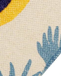 Discount Beliani Tappeto per bambini LUAS Multicolore 80 x 150 cm Cotone Beige Giallo Multicolore Verde