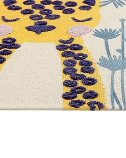 Discount Beliani Tappeto per bambini LUAS Multicolore 80 x 150 cm Cotone Beige Giallo Multicolore Verde