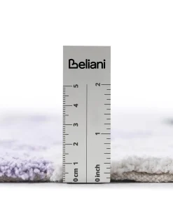 New Beliani Tappeto per bambini MOKHVA Viola chiaro 140 x 200 cm Cotone Bianco Viola