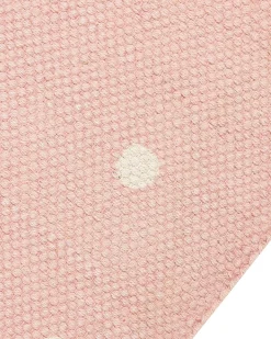 New Beliani Tappeto per bambini PENGKOL Rosa 80 x 150 cm Cotone Bianco Nero Rosa