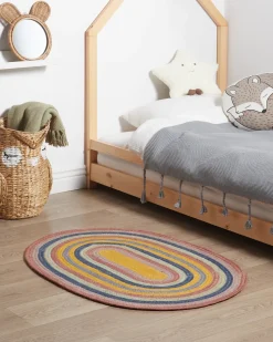Online Beliani Tappeto per bambini PEREWI 70 x 100 cm Iuta Multicolore
