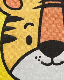 Online Beliani Tappeto per bambini RANCHI Giallo 60 x 90 cm Cotone Bianco Giallo Arancione Nero