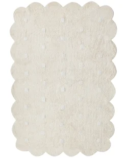 Beliani Tappeto per bambini SAREKI 140 x 200 cm Cotone Beige