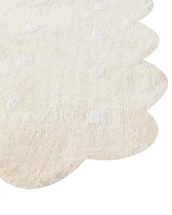 Beliani Tappeto per bambini SAREKI 140 x 200 cm Cotone Beige