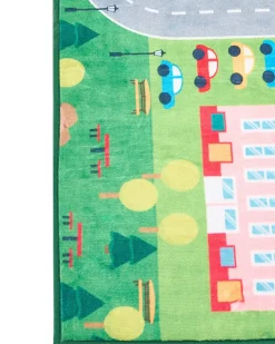Clearance Beliani Tappeto per bambini SEBEN Verde 80 x 150 cm Verde Multicolore