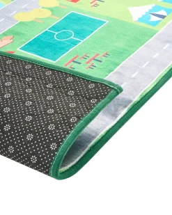 Clearance Beliani Tappeto per bambini SEBEN Verde 80 x 150 cm Verde Multicolore