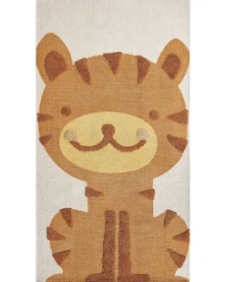 Best Beliani Tappeto per bambini SIGLI Multicolore 80 x 150 cm Cotone Beige Giallo Marrone Multicolore