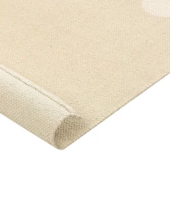 Sale Beliani Tappeto per bambini SIMAU Beige 80 x 150 cm Cotone Beige Grigio Nero