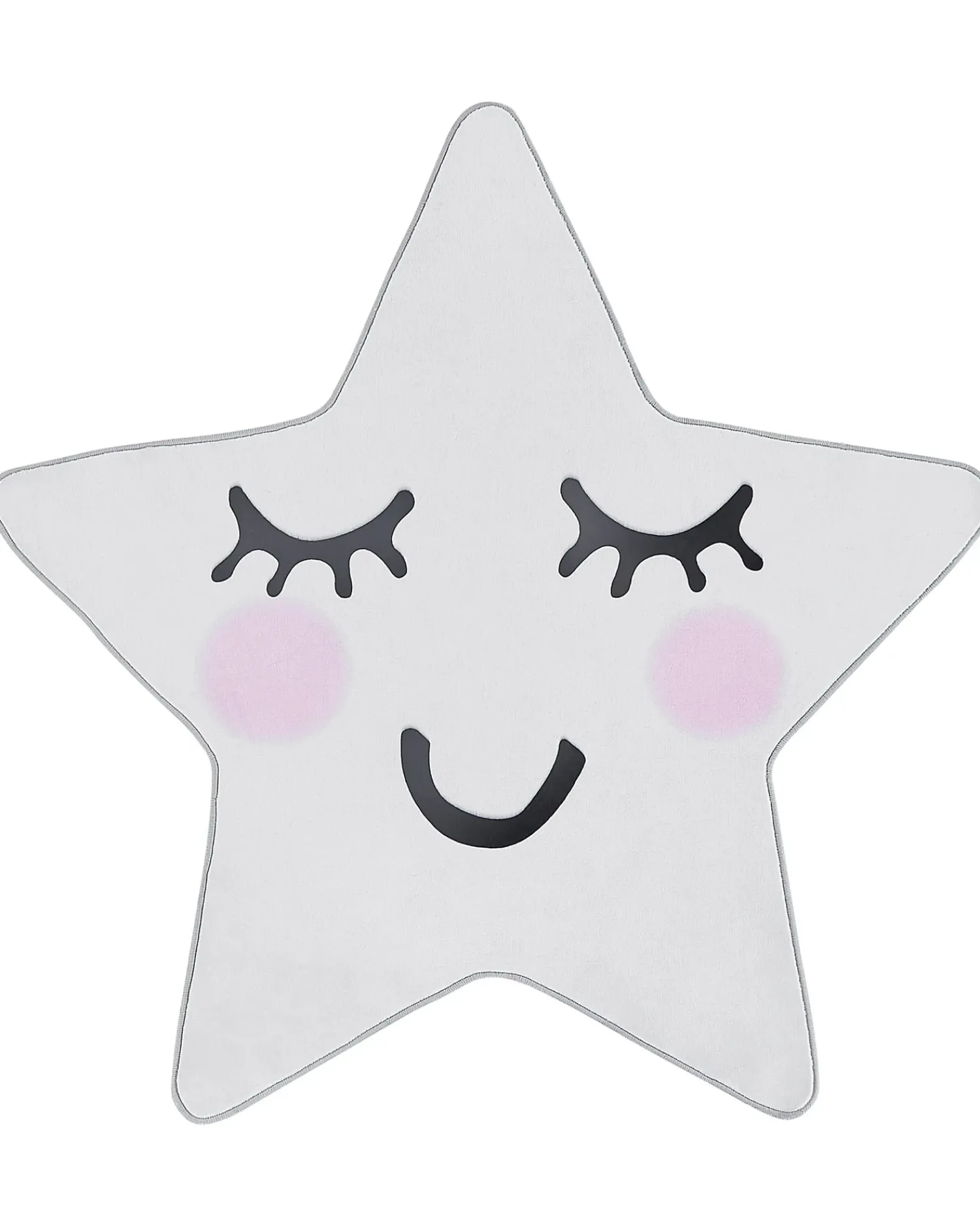 Discount Beliani Tappeto per bambini SIRIUS Bianco 120 x 120 cm Bianco Nero Rosa