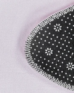 New Beliani Tappeto per bambini SIRIUS Rosa pastello 120 x 120 cm Rosa Nero