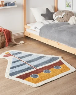Beliani Tappeto per bambini SPETI 105 x 120 cm Cotone Multicolore