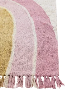 Discount Beliani Tappeto per bambini TATARLI Multicolore 140 x 200 cm Cotone Beige Multicolore