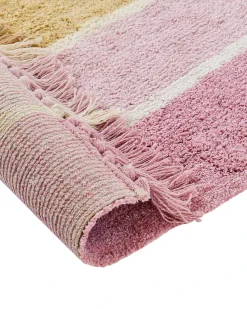 Discount Beliani Tappeto per bambini TATARLI Multicolore 140 x 200 cm Cotone Beige Multicolore