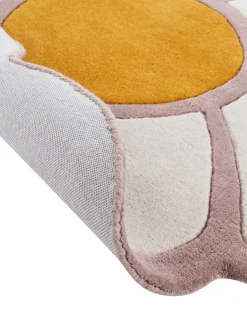 Discount Beliani Tappeto per bambini THUMBELINA Bianco sporco ø 120 cm Lana Multicolore