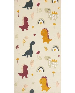 Best Beliani Tappeto per bambini TIOP Multicolore 80 x 150 cm Cotone Beige Multicolore