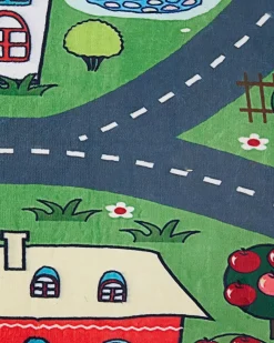 Sale Beliani Tappeto per bambini TUTAK Verde 80 x 150 cm Verde Multicolore