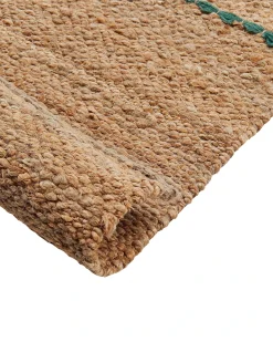 Best Beliani Tappeto per bambini UZUNTA Beige 70 x 200 cm Iuta Beige Multicolore