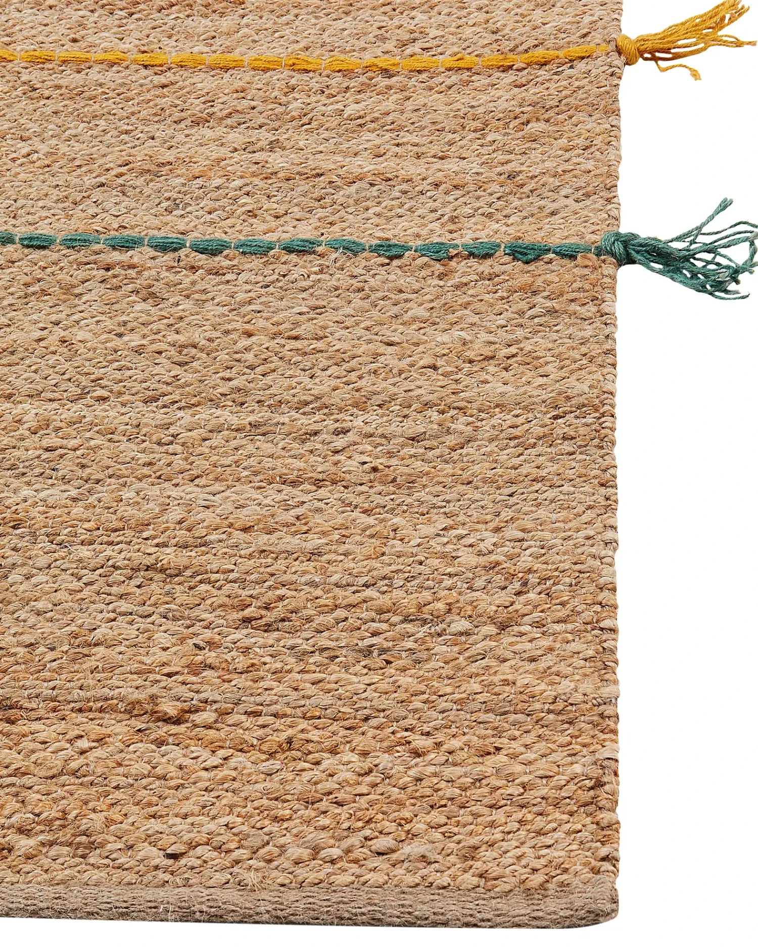 Best Beliani Tappeto per bambini UZUNTA Beige 70 x 200 cm Iuta Beige Multicolore