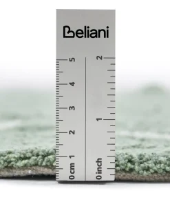 Hot Beliani Tappeto per bambini VURGUN Verde ø 120 cm Cotone Bianco Verde