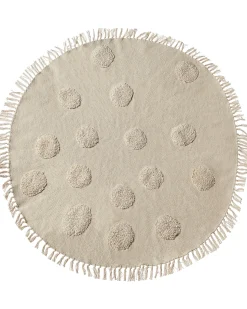 Online Beliani Tappeto per bambini WAHAR ø 140 cm Cotone Beige