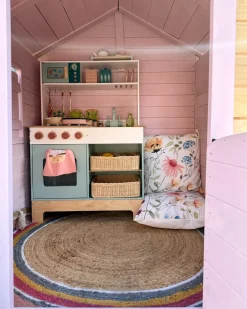 Hot Beliani Tappeto per bambini ZANAVI ø 120 cm Iuta Multicolore