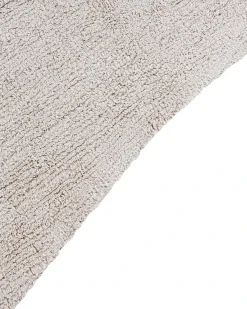 Outlet Beliani Tappeto per bambini ZODI Beige chiaro 70 x 100 cm Cotone Beige Bianco Nero