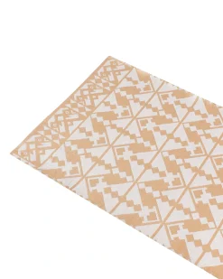 Beliani Tappeto per esterni BALASORE Beige 80 x 150 cm Bianco Beige