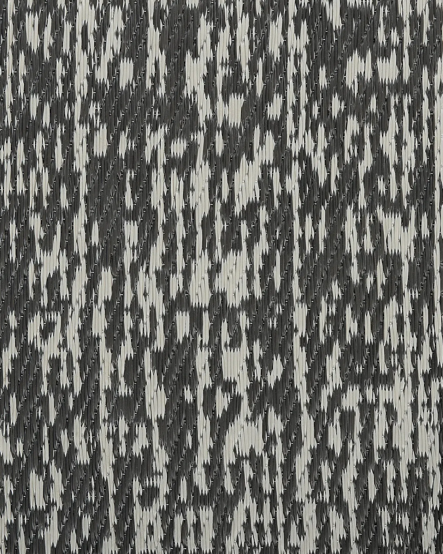 New Beliani Tappeto per esterni BALLARI Nero 120 x 180 cm Bianco Nero