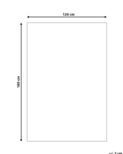 Online Beliani Tappeto per esterni BALLARI Rosa 120 x 180 cm Bianco Rosa