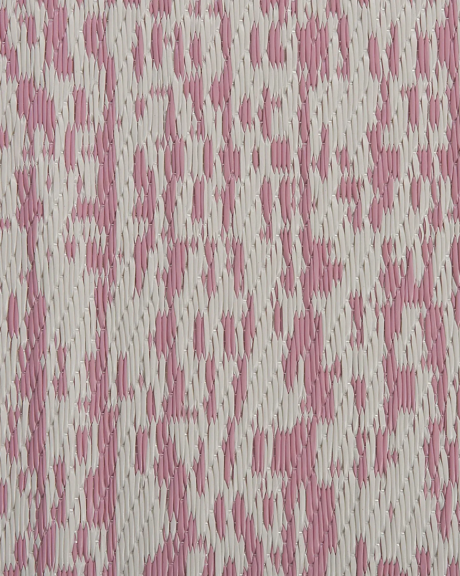 Online Beliani Tappeto per esterni BALLARI Rosa 120 x 180 cm Bianco Rosa