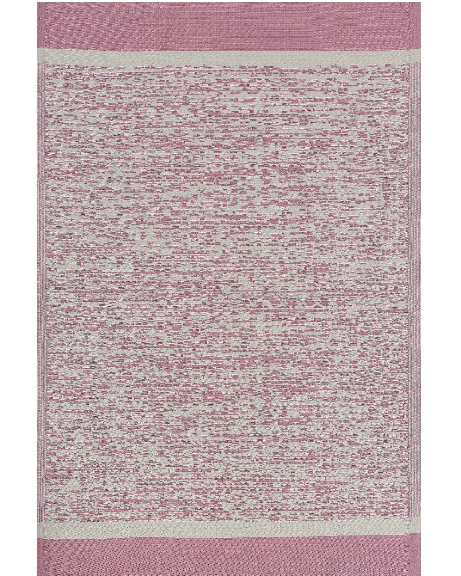 Online Beliani Tappeto per esterni BALLARI Rosa 120 x 180 cm Bianco Rosa