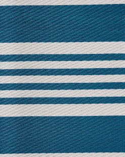 Discount Beliani Tappeto per esterni ELURU Blu 120 x 180 cm Bianco Blu Grigio Nero