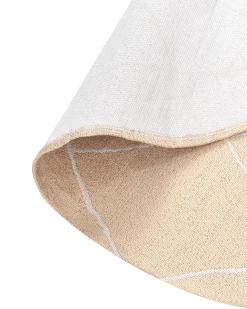 New Beliani Tappeto per esterni GWALIOR Beige Bianco Beige
