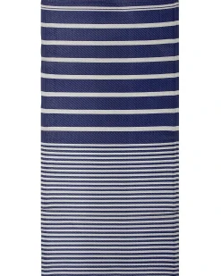 Best Beliani Tappeto per esterni HALDIA Blu marino 90 x 180 cm Bianco Blu