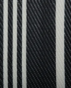 Discount Beliani Tappeto per esterni HALDIA Nero 90 x 180 cm Bianco Nero