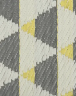 Hot Beliani Tappeto per esterni HISAR Grigio Bianco Giallo Grigio