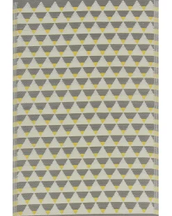 Hot Beliani Tappeto per esterni HISAR Grigio Bianco Giallo Grigio