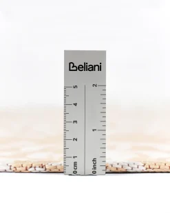 Online Beliani Tappeto per esterni KARWAR Beige 80 x 150 cm Beige Bianco