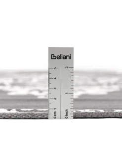 Hot Beliani Tappeto per esterni KOHIMA Grigio Bianco Grigio