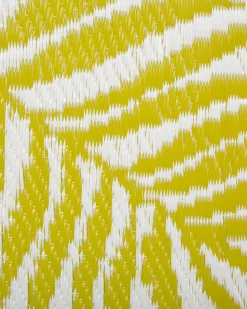 New Beliani Tappeto per esterni KOTA Giallo 120 x 180 cm Reversibile Bianco Giallo